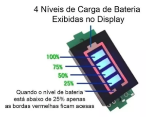 DISPLAY NÍVEL DE BATERIA image 6
