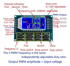 DISPLAY PWM 3 CANAIS image 0