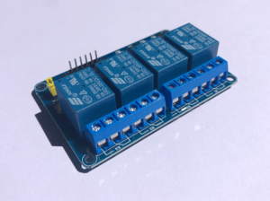 RELE 4 CANAIS 5V 10A COM OPTOACOPLADOR image 1