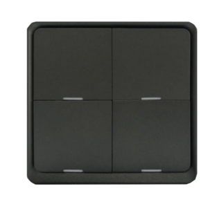 TUYA ZIGBEE INTERRUPTOR 4 BOTÃO PRETO image 2